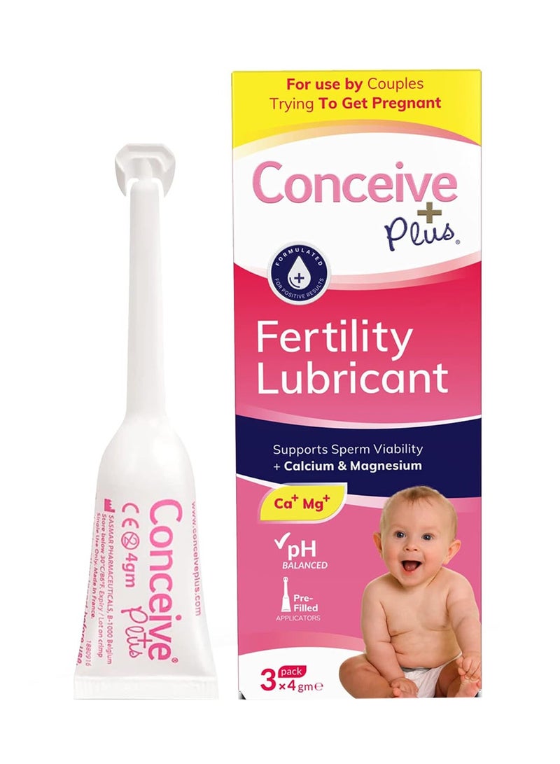 كونسيف_بلس مزلق للخصوبة بحجم مناسب للسفر، يحتوي على أيونات الكالسيوم والمغنيسيوم، يُستخدم عند محاولة الحمل. - Image 1